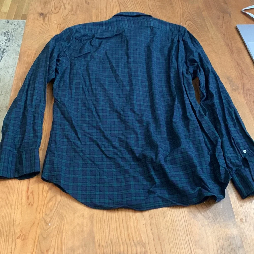 Plaid Polo Button Down Shirt